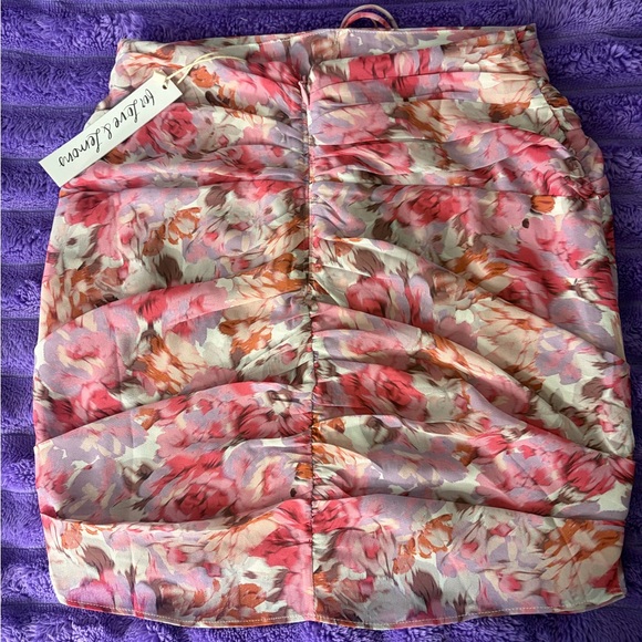 For Love and Lemons Floral Ruffle Skirt - Picture 2 of 4